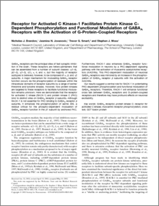 Receptor for activated c kinase-1 facilitates protein kinase c